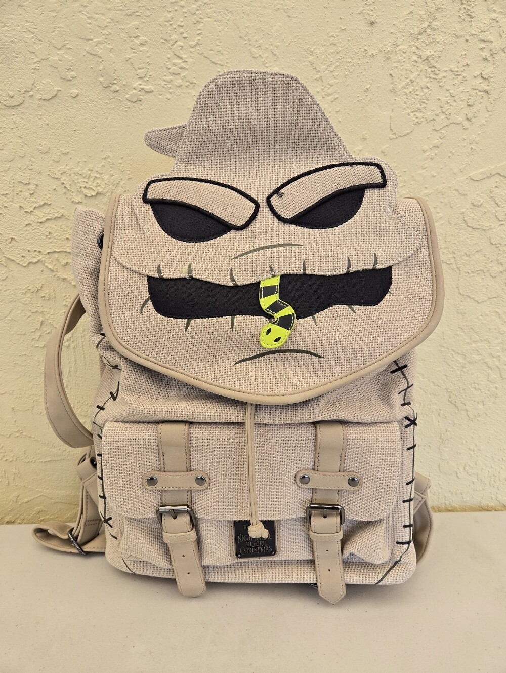 The Nightmare Backpack – Beige Character Canvas Bag. Never Used, NWT
